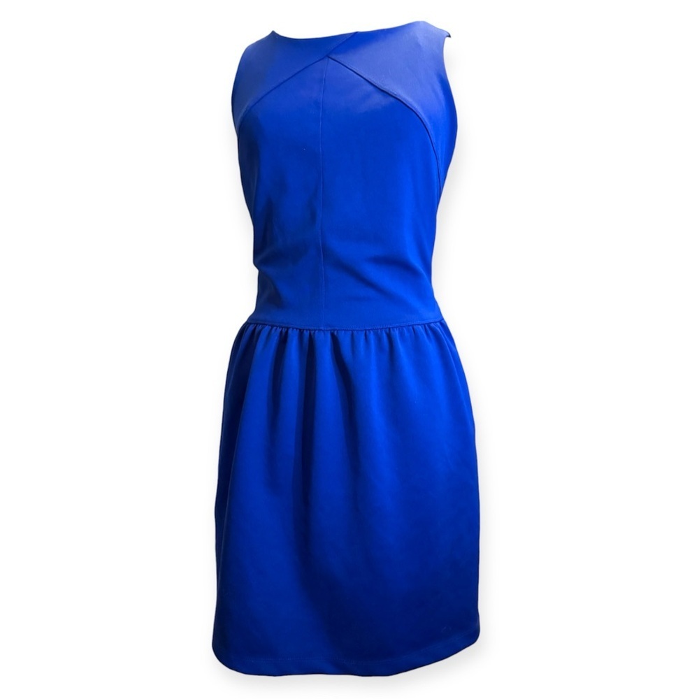 Cynthia Rowley Women's A-Line dress in cobalt blue with pockets